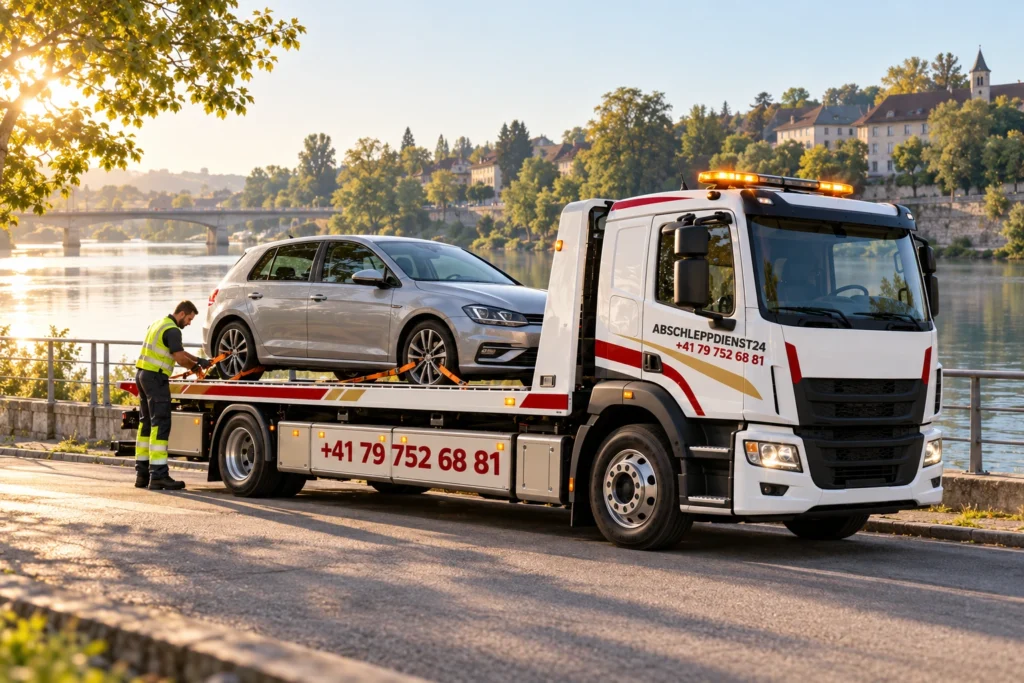 Abschleppfahrzeug für Einsätze in Schaffhausen