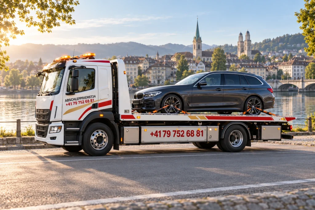 Abschleppfahrzeug für Einsätze in Solothurn