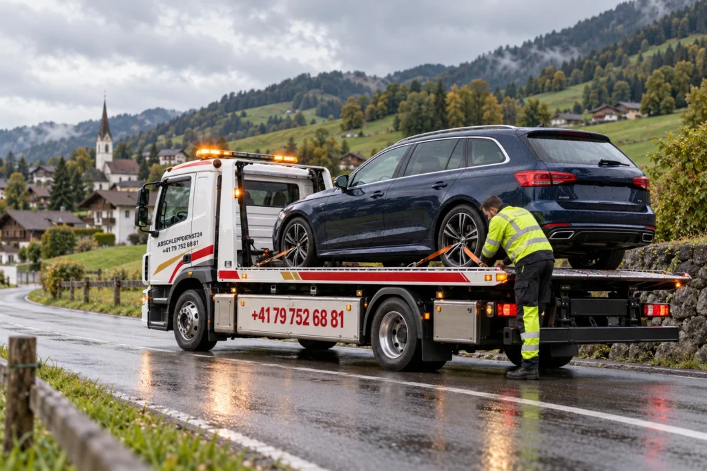 Abschleppfahrzeug für Einsätze in St. Gallen
